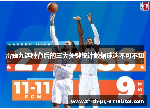 雷霆九连胜背后的三大关键统计数据球迷不可不知 雷霆九连胜背后的三大关键统计数据球迷不可不知